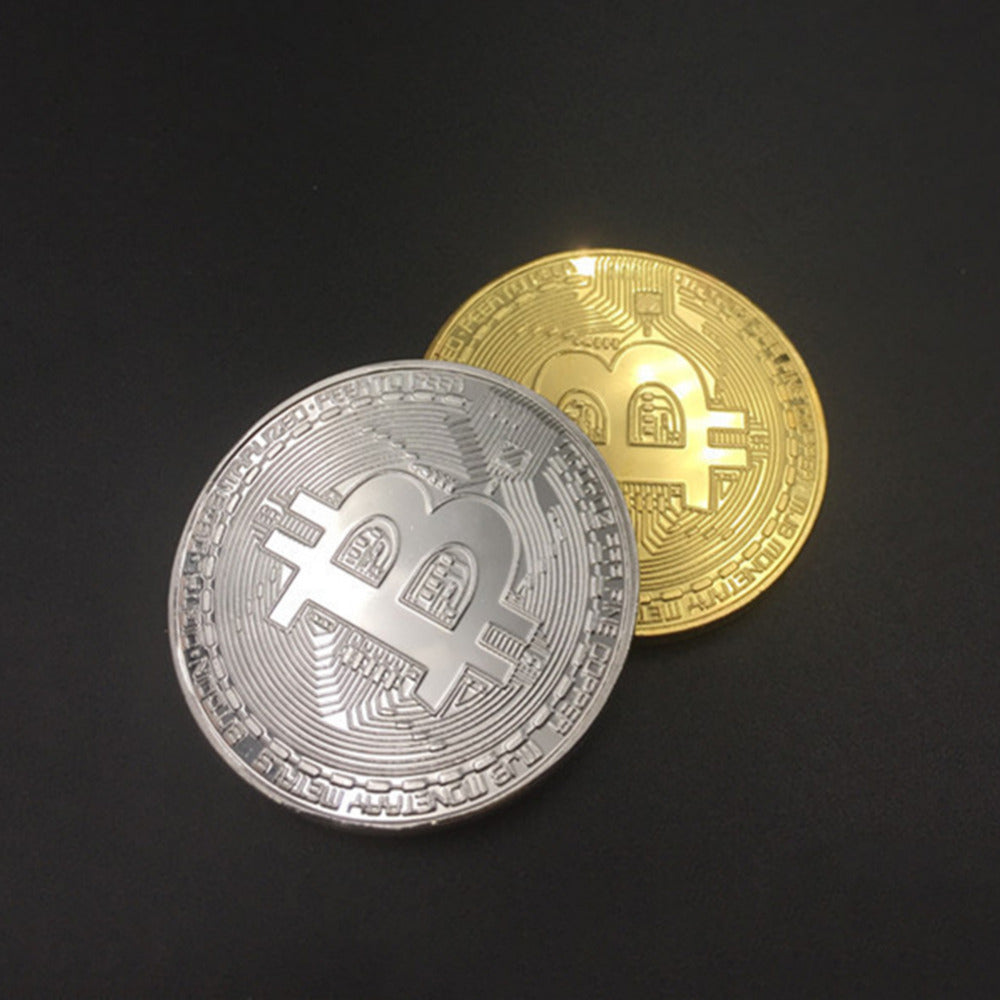 Lux-In GmbH Pièce de Bitcoin en métal, Une pièce de Collection revêtue en  Or véritable avec Couvercle de Protection : : Informatique